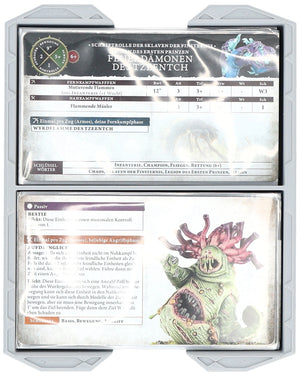 Feldherr Magnetic Box green for Warhammer Age of Sigmar: Warscroll Cards (70 x 121 mm)