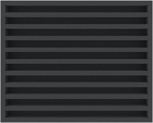 FSMEVU035BO 35 mm Full-Size foam tray with 10 compartments