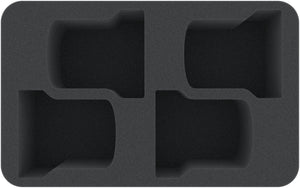 HSMEHK085BO foam tray for Adeptus Titanicus: 4 Warhound Scout Titans
