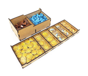 Boardgame Organizer Insert for Nusfjord and expansion Plaice Deck