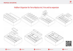 Feldherr Organizador para Terra Mystica incl. la expansión Fuego y Hielo