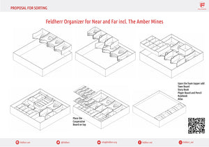 Feldherr Organizer Insert for Near and Far incl. The Amber Mines expansion