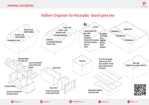 Feldherr Organizer Insert for Maracaibo - board game box