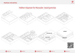 Feldherr Organizer Insert for Maracaibo - board game box
