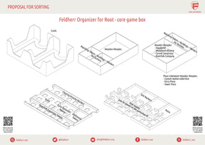 Feldherr Organizer Insert for Root + expansions - core game box