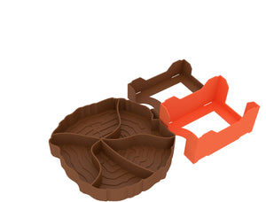 Feldherr Organizer Insert for Parks (sleeved) - core game box