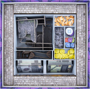 Feldherr espuma set + Premium Organizer Insert para Descent: Legends of the Dark - The Betrayer's War - caja del juego de mesa