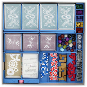 Feldherr Organizer Insert with 3D Tokens Upgrade Set for Wyrmspan - core game box