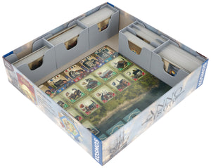 Feldherr Organizer Insert with 3D Tokens Upgrade Set for Anno 1800 + The Expansion - core game box