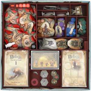 Feldherr Organizer Insert for Legends of Andor: The Distant Land / Die Legenden von Andor: Das ferne Land - Board Game Box