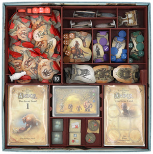 Feldherr Organizer Insert for Legends of Andor: The Distant Land / Die Legenden von Andor: Das ferne Land - Board Game Box