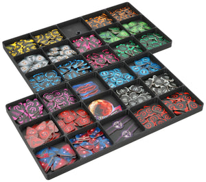 Feldherr Organizer Insert with Foam Tray for Twilight Imperium: Thunder's Edge - Board Game Box