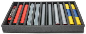 EU065A002 Feldherr foam insert for model railway - H0 scale - 11 compartments - for upright storage