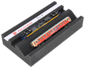 Premium Locomotive Bench N Scale with Magnetic Strip and Additional Maintenance Shaft – Ideal for N Models