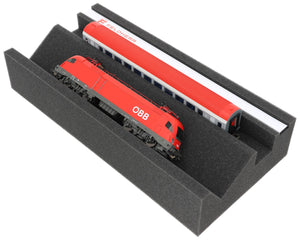 Premium Locomotive Bench H0 / 00 Scale with Magnetic Strip and Additional Maintenance Shaft – Ideal for H0 & 00 Models
