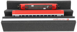 Premium Locomotive Bench H0 / 00 Scale with Magnetic Strip and Additional Maintenance Shaft – Ideal for H0 & 00 Models