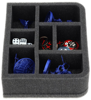 QS050A001 Feldherr Quarter-Size foam tray for Warcry - 7 compartments