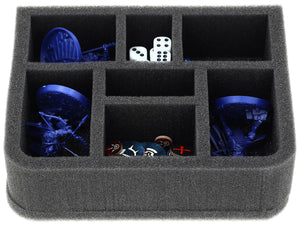 QS050A001 Feldherr Quarter-Size foam tray for Warcry - 7 compartments