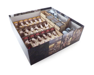 Boardgame Organizer Insert for Blood Rage and Mystics of Midgard, Gods of Asgard, 5 Players and all Kickstarter Exclusives