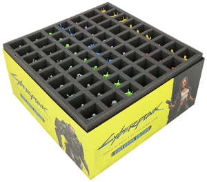Feldherr foam insert for Cyberpunk 2077: Gangs of Night City - The Board Game - Exclusive Edition + Side Gig Expansion - core game box