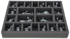 FS050A132 Feldherr foam tray for Beastmen Brayherds - 22 Compartments