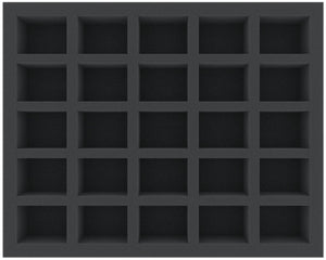 FS050A135 Bandeja de espuma Feldherr para Warcrow - 25 compartimentos