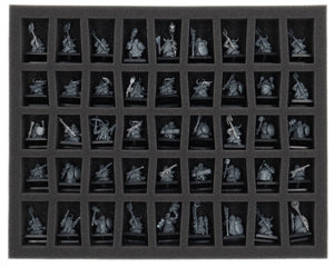 FS040A045 Feldherr foam tray for Dwarfen Mountain Holds - 45 Compartments