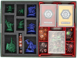 Feldherr Juego de Espuma + Organizador para Warhammer Underworlds: Embergard - caja de juego principal