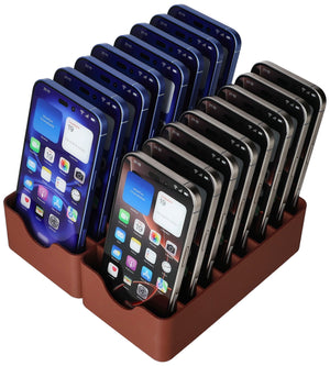 Feldherr mobile phone holder / smartphone parking space for classrooms - 16 smartphones