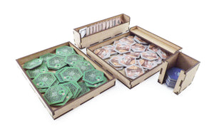 Boardgame Organizer Insert for Terraforming Mars and the expansions Hellas and Elysium and Venus Next