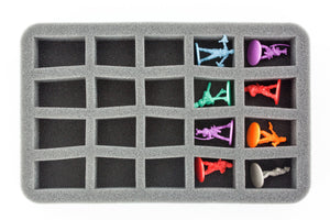 Transporter with 2 storage boxes for more than 540 Zombicide figures and accessories