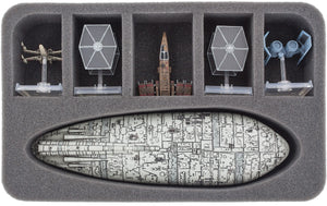 Transporter con 2 cajas de almacenamiento para Star Wars X-Wing Empire y Rebels