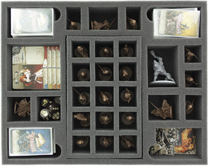 Transporter with 2 XL storage boxes for Zombicide Black Plague Kickstarter Knight Pledge
