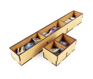 Boardgame Organizer Insert for Great Western Trail and expansion Rails to the North