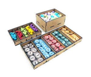 Boardgame Organizer Insert for Wingspan & European Expansion