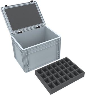 Feldherr Eurobox 40 x 30 cm Set for Tabletop Miniatures - 140 Compartments