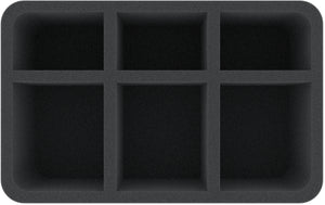 HS100A015 Feldherr Half-Size foam tray for T’au Empire - 6 compartments