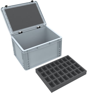 Feldherr Eurobox 40 x 30 cm Set for Tabletop Miniatures - 160 Compartments