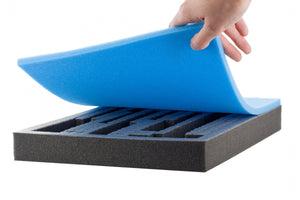 FS010Blue 345 mm x 275 mm x 10 mm espuma de color para Shadowboard blue