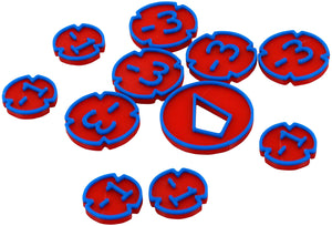 Feldherr token set multicolor for Disney Lorcana